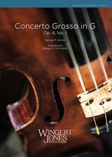 Concerto Grosso in G, Op. 6, No. 1 Orchestra sheet music cover
